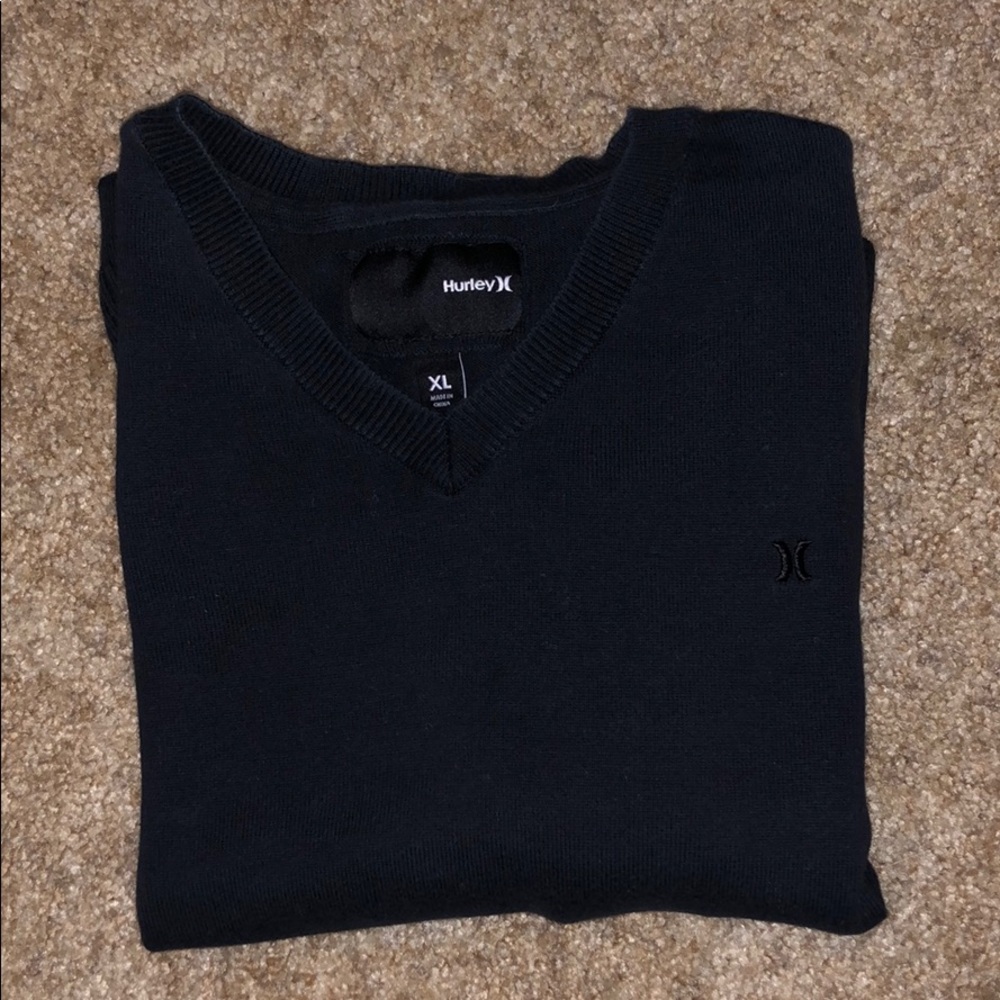 Hurley Mens XLarge Black Sweater